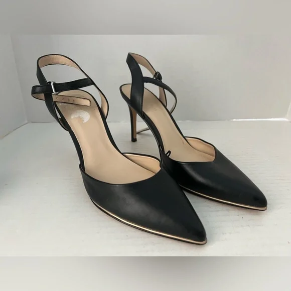 Marc fisher black pumps, size 11 1/2 inch heel - Main Image